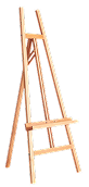 WOODEN EASEL 63
