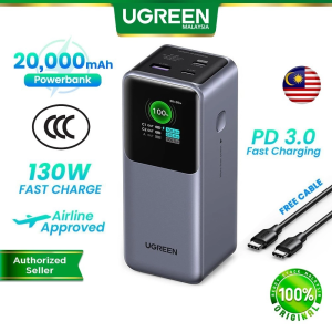 [3C Certified] UGREEN 200W 130W Nexode PowerBank 25000mAh 10000mAh Magsafe Wireless China CCC Flight Approve Fast Charging