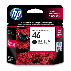 HP 46 Black Original Ink Advantage Cartridge