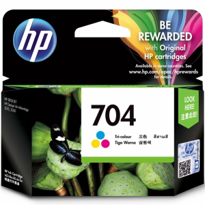HP 704 Tri-color Original Ink Advantage Cartridge